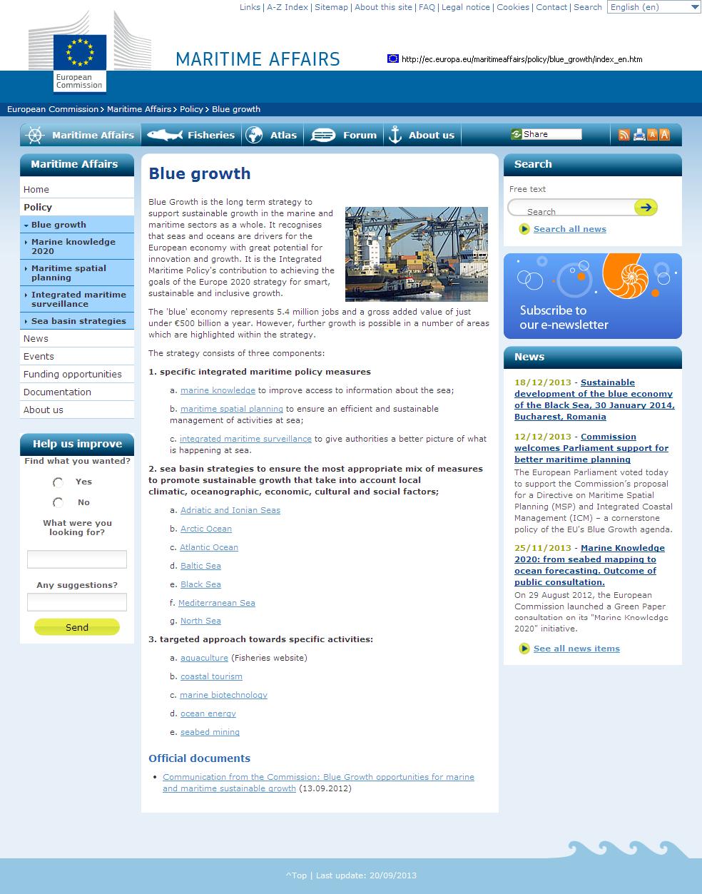 Think Blue and Relax!